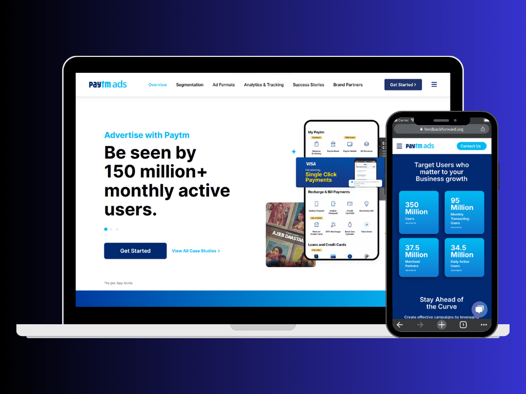 Redesigning Ads Website for India’s Largest Fintech&nbsp;Company