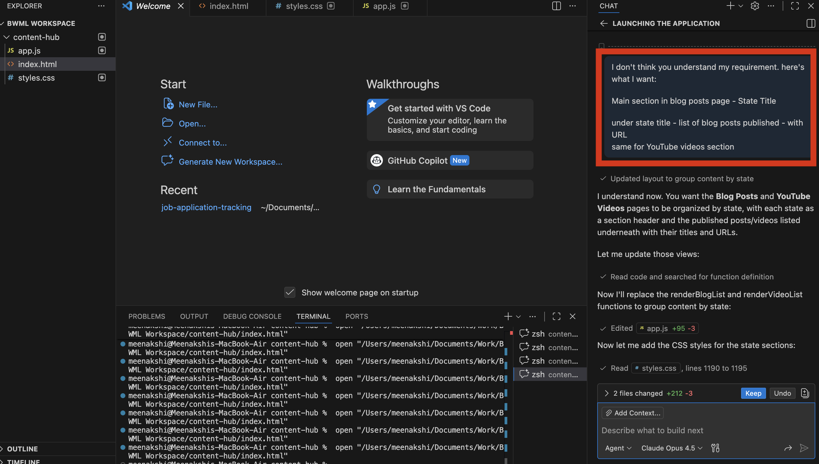 my interaction with copilot