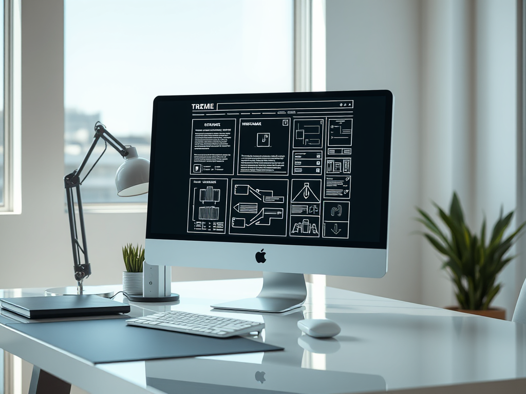 computer-on-a-desk-with-website-wireframe-design